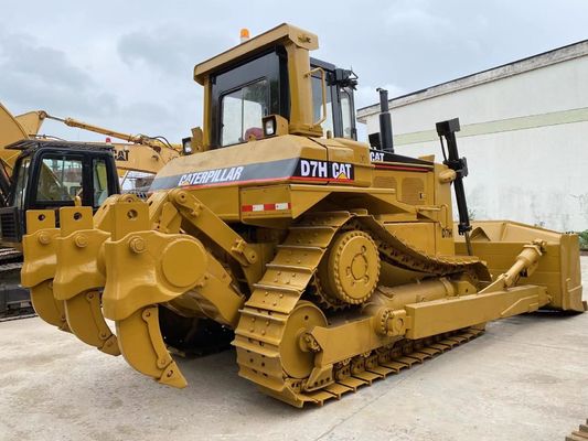 Μίνι εξοπλισμός μετακίνησης γης μπουλντόζερ Χρησιμοποιούμενος υδραυλικός σέρβιρος Caterpillar CAT D7H