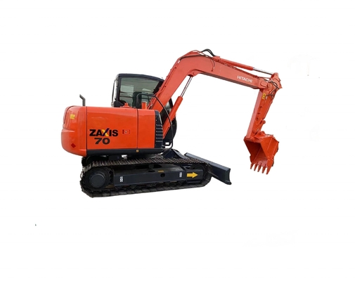 Χρησιμοποιούμενη εκσκαφέας Hitachi ZX70 με χαμηλό ωράριο εργασίας και καλή απόδοση