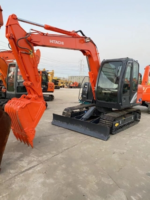Χρησιμοποιούμενη εκσκαφέας Hitachi ZX70 με χαμηλό ωράριο εργασίας και καλή απόδοση