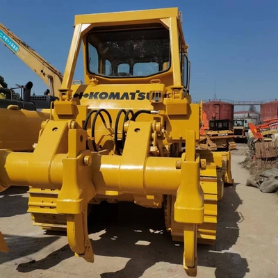 Αρχικό χρώμα Χρησιμοποιούμενο Komatsu D85-18 Υδραυλική ντόζερ δεύτερο χέρι Crawler Bulldozer