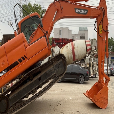 Λιγότερες ώρες Χρησιμοποιούμενος Doosan 140LC Excavator 71kw 14TON λειτουργικό βάρος