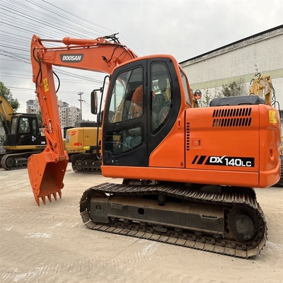 Λιγότερες ώρες Χρησιμοποιούμενος Doosan 140LC Excavator 71kw 14TON λειτουργικό βάρος