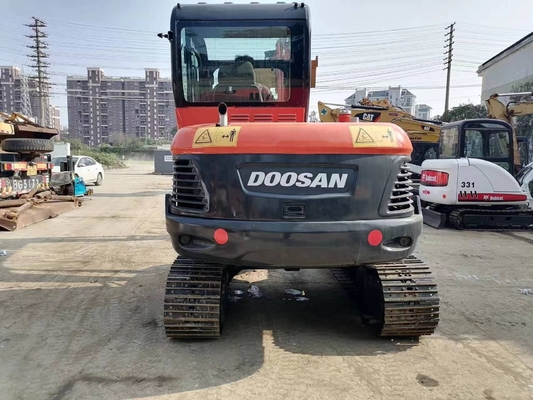 Χρησιμοποιούμενη καλή κατάσταση Doosan DX60 Excavator Χρησιμοποιούμενη Crawler Hydraulic Excavator