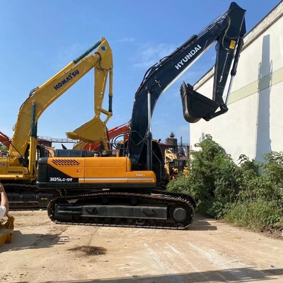 Χρησιμοποιούμενο Hyundai 305lc-9t εξορυκτής βαρέος μηχανήματα Crawler Γη μετακινούμενη σκάφτης