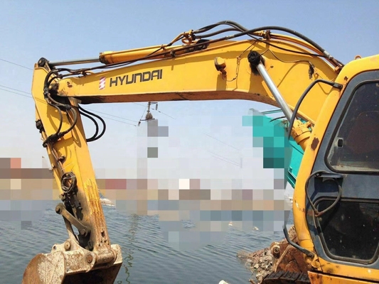 Χρησιμοποιούμενη εκσκαφέας Hyundai 220LC-5 με τα αρχικά πλεονεκτήματα και βάρος μηχανής 21270 KG