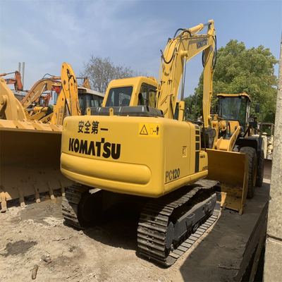 Αρχικό χρώμα Komatsu 120-6 Εκσκαφέας και δεύτερο χέρι μηχανή με 2022 έτος
