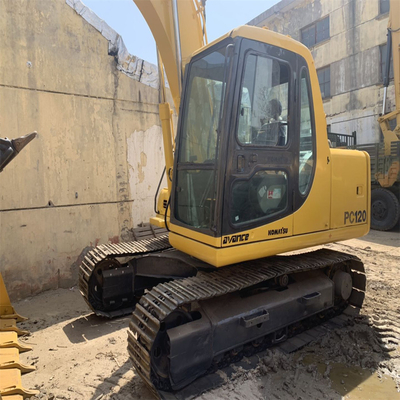 Αρχικό χρώμα Komatsu 120-6 Εκσκαφέας και δεύτερο χέρι μηχανή με 2022 έτος