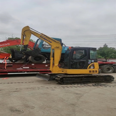 Γιαπωνέζικος Komatsu PC55MR 5,5 τόνων μεταχειρισμένος μίνι εξορυκτής με αρχική υδραυλική αντλία