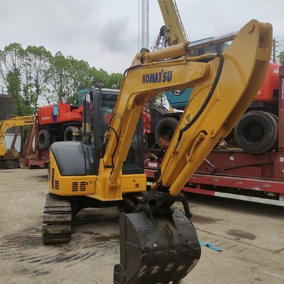 Γιαπωνέζικος Komatsu PC55MR 5,5 τόνων μεταχειρισμένος μίνι εξορυκτής με αρχική υδραυλική αντλία