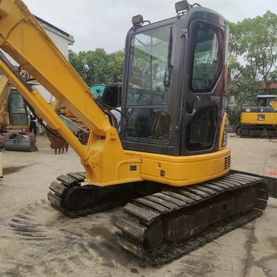 Γιαπωνέζικος Komatsu PC55MR 5,5 τόνων μεταχειρισμένος μίνι εξορυκτής με αρχική υδραυλική αντλία