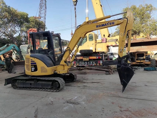 Λιγότερες ώρες εργασίας Ιαπωνία Komatsu PC50 Mini Crawler Excavator σε εξαιρετική κατάσταση