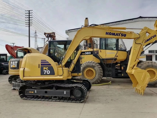 Η Komatsu PC70 Crawler Excavator 7 Ton Digger με 0-2000 ώρες εργασίας Ιαπωνία Εισαγωγή