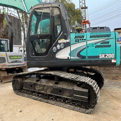 Χρησιμοποιούμενο Kobelco SK200-8 Εκσκαφέας 20 Τόνων Μηχανήματα Κατασκευής Χρησιμοποιούνται στην Ιαπωνία