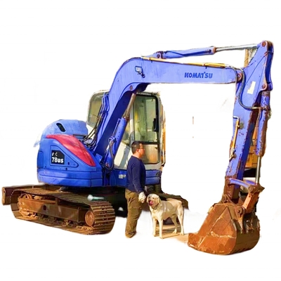 Χρησιμοποιούμενη εξορυκτική μηχανή Komatsu PC78 με υψηλή λειτουργική απόδοση και καλή κατάσταση