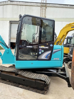 Χρησιμοποιημένο Kobelco SK60 Mini Excavator με Denison υδραυλική βαλβίδα χαμηλές ώρες εργασίας 0-2000