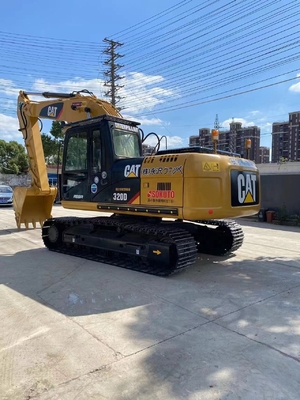 Χρησιμοποιούμενη μηχανή εκσκαφής Caterpillar Excavator CAT 320D Crawler Digger Machine Βάρος 20000 kg