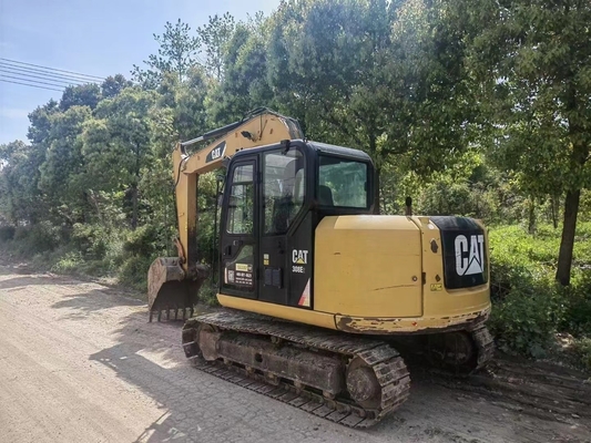 Έτος 2022 Χρησιμοποιούμενος εκσκαφέας Cat308E2 Crawler 8 τόνων λειτουργικό βάρος για κατασκευή