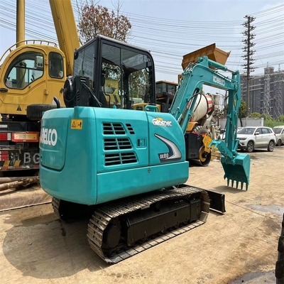 Χρησιμοποιούμενος σκάφτης Kobelco SK60 σε εξαιρετική κατάσταση για την κατασκευή αγωγών