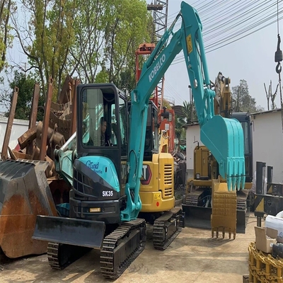 Καλή κατάσταση Kobelco SK35 υδραυλική σκάφτρα με 3,5 τόνους λειτουργικού βάρους