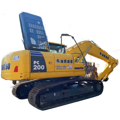 20000 KG βάρος μηχανής καλά συντηρημένη Komatsu PC200 εκσκαφέας με πρωτότυπη μπογιά