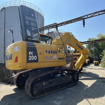 20000 KG βάρος μηχανής καλά συντηρημένη Komatsu PC200 εκσκαφέας με πρωτότυπη μπογιά