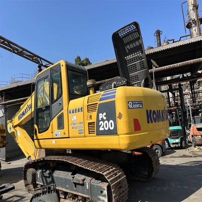 20000 KG βάρος μηχανής καλά συντηρημένη Komatsu PC200 εκσκαφέας με πρωτότυπη μπογιά