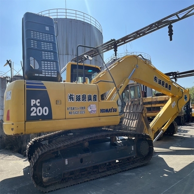 20000 KG βάρος μηχανής καλά συντηρημένη Komatsu PC200 εκσκαφέας με πρωτότυπη μπογιά