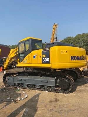 Χρησιμοποιούμενος εξορυκτής KOMATSU PC300 Crawler υδραυλικός 30 τόνων μετακινούμενος εξορυκτής γης σε απόθεμα
