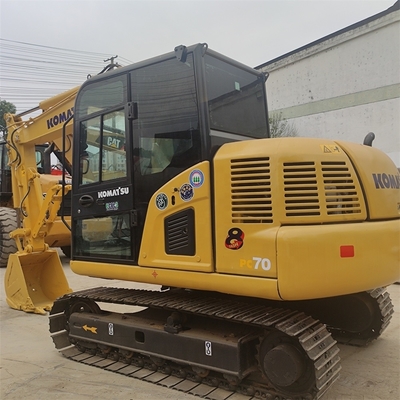 Υψηλή απόδοση εργασίας 7 τόνων Komatsu PC70 εξορυκτής 99% 2023 Ιαπωνία για εσάς