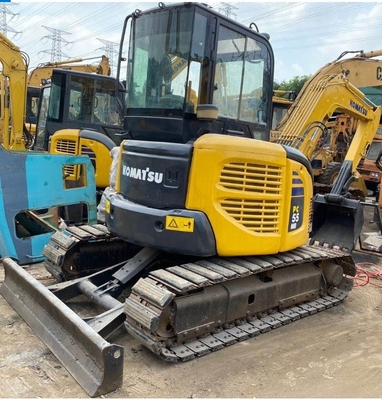 Η KOMATSU PC55 Excavator Crawler 5.5Ton Mini Digger με αρχική Ιαπωνία και υδραυλική βαλβίδα