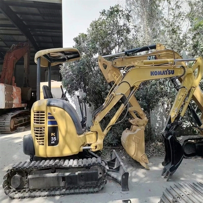 Αρχικό χρώμα Χρησιμοποιείται KOMATSU PC35 Excavator Crawler Multi Function 3500 KG Υψηλής ποιότητας