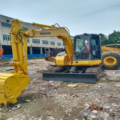 Χρησιμοποιήθηκε KOMATSU PC78US 7 τόνων μικρός υδραυλικός σκαφιστής σκαφιστής σε καλή κατάσταση
