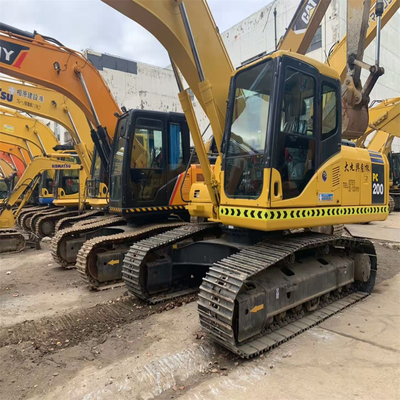 20 τόνων Komatsu PC200 Χρησιμοποιούμενη μεσαία υδραυλική σκάφτρα για αναρρίχηση Ιαπωνία και καλά συντηρημένη