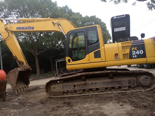 Καλό συντήρηση KOMATSU PC240 μεταχειρισμένη εκσκαφέας με χαμηλές ώρες εργασίας και 135KW ισχύς