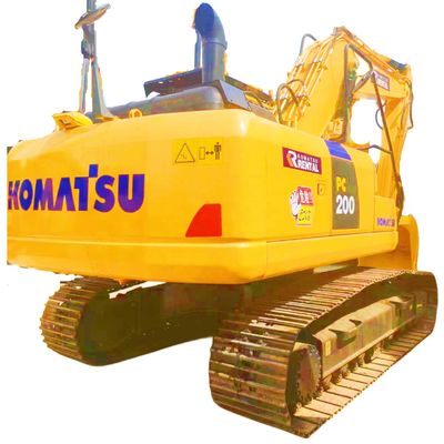 Λιγότερες ώρες KOMATSU PC200-8 Εκσκαφέας μεταχειρισμένο βαρύ εξοπλισμό 20ton Crawler Digger