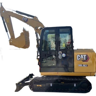 Κατηγορία 305.5E2 Εκσκαφέας Caterpillar 34kw Χρησιμοποιούμενος εκσκαφέας Crawler 0-2000 ώρες εργασίας