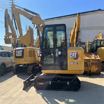 Κατηγορία 305.5E2 Εκσκαφέας Caterpillar 34kw Χρησιμοποιούμενος εκσκαφέας Crawler 0-2000 ώρες εργασίας