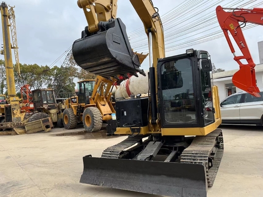 CAT 307.5 7.5ton Mini Crawler Digger από την Ιαπωνία με υδραυλικό σύστημα και ισχύ 36KW