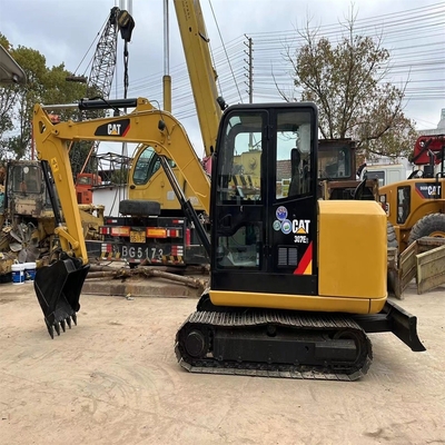 7 τόνων CAT 307E2 Εκσκαφέας Χρησιμοποιούμενος Αρχικός CAT Υδραυλικός Γυρνακτικός Επιστροφικός Μίνι Εκσκαφέας 307E2