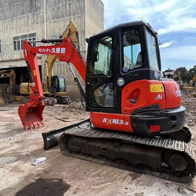Ιαπωνία Original KUBOTA KX163 Mini Excavator 6ton Crawler κατασκευαστική μηχανή σε απόθεμα