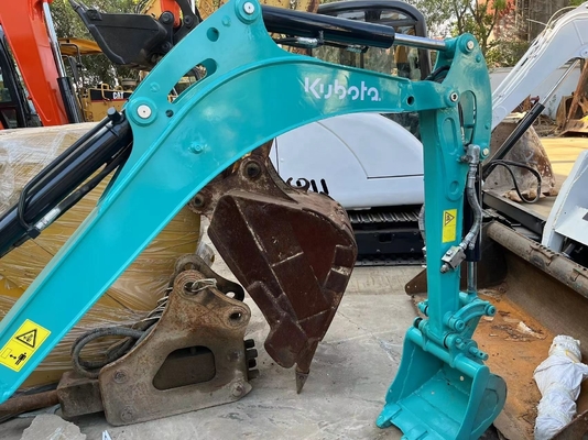 Πλεονεκτήματα Μικρές ώρες εργασίας KUBOTA U15 μίνι εκσκαφέας μεταχειρισμένη ορμητική υδραυλική εκσκαφέας