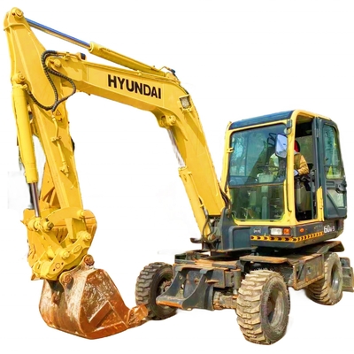 Χρησιμοποιούμενος εξορυκτής τροχών KOREA HYUNDAI R60W-9