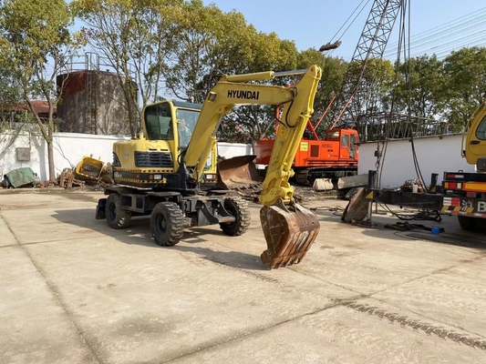 Χρησιμοποιούμενος εξορυκτής τροχών KOREA HYUNDAI R60W-9