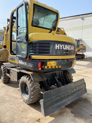 Χρησιμοποιούμενος εξορυκτής τροχών KOREA HYUNDAI R60W-9