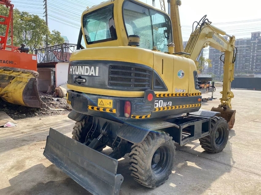 Χρησιμοποιούμενος εξορυκτής τροχών KOREA HYUNDAI R60W-9