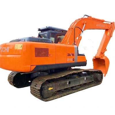 Η Hitachi ZX210 Crawler Excavator Καλή απόδοση 21000 KG Χρησιμοποιημένο λειτουργικό βάρος