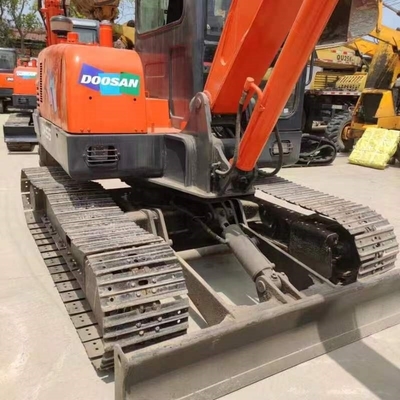 Doosan DH55 Crawler Excavator 5,5 τόνους Αρχικό χρώμα Χρησιμοποιούμενη μίνι εκσκαφέας στη Σαγκάη