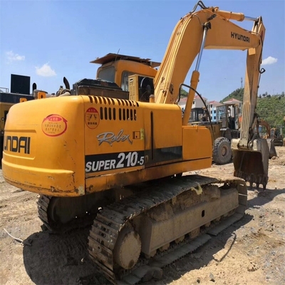 Δεύτερο χέρι 20 τόνων Hyundai 210-5 Excavator με 110KW ισχύ και άλλη υδραυλική βαλβίδα