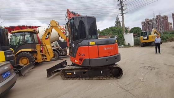 Χρησιμοποιούμενη HITACHI 65 εκσκαφέας 6,5 τόνων μίνι σκάφτης σκάφτης κατασκευής μηχανή για το 2022
