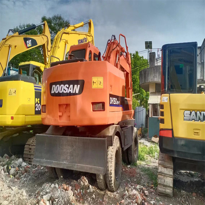 DH150W-7 Doosan Wheel Excavator σε καλή κατάσταση με υδραυλική βαλβίδα